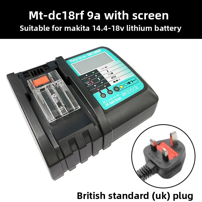 Makita DC18RC charger product detail front panel