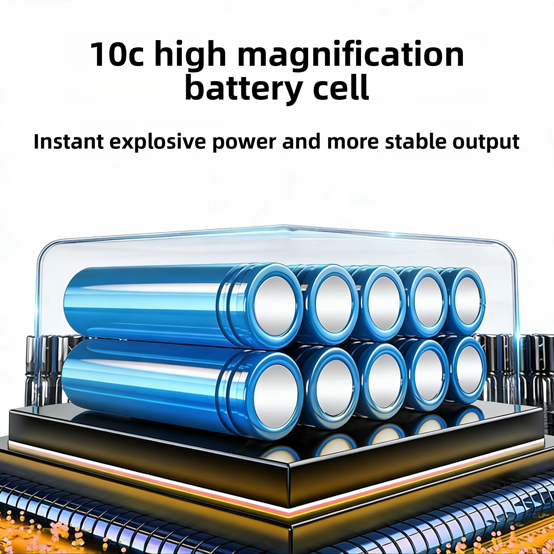 High Capacity M18 Battery for Milwaukee Power Tools Side View