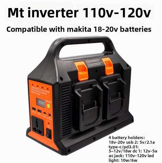 portable multi-brand battery inverter - view 1