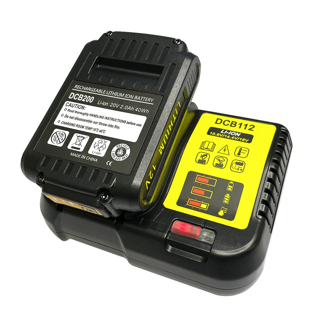 DCB112 charger LED indicator light charging status