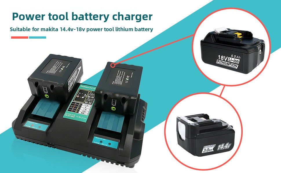 Makita DC18RD 14.4V-18V battery charger - view 11